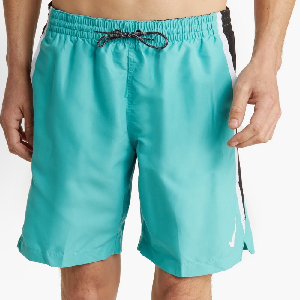 Nike STRIPE 8" VOLLEY SWIM TRUNKS IN Washed Teal Men’s Size:M New With Tags
